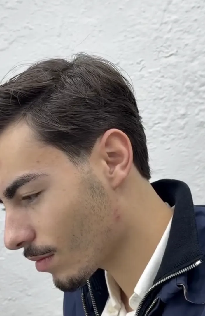 Corte finalizado no Nielson Barber Studio